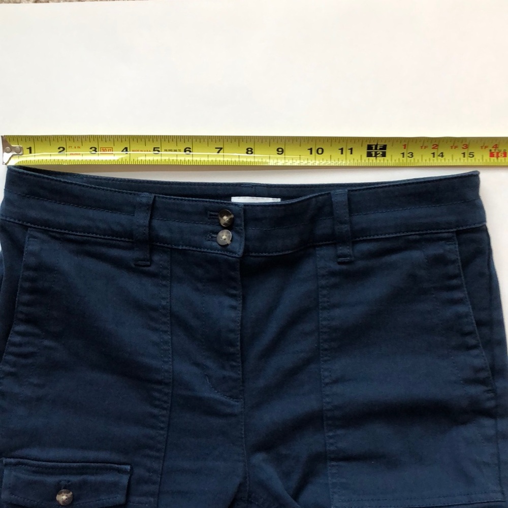 J. Jill Blue Cargo Pants Size 6 - Picture 4 of 5
